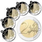 Saksamaa 2 euro, 2020, " Warsaw genuflection" UNC ADFGJ 