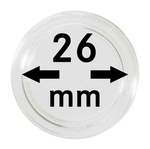 Mündikapsel 26 mm 2 eurostele 