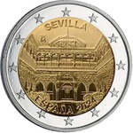 Hispaania 2 euro 2024a. Sevilla UNC 	