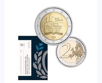 San Marino 2 Euro 2024a. Civil Rights