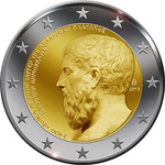 Kreeka 2 euro 2013 "Plato", UNC