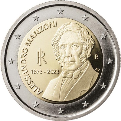Itaalia 2 euro, 2023, " Alessandro Manzoni" UNC 