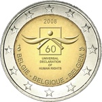 Belgia 2 euro 2008, Human rights   UNC