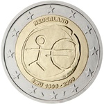 Holland 2 euro 2009 EMU UNC