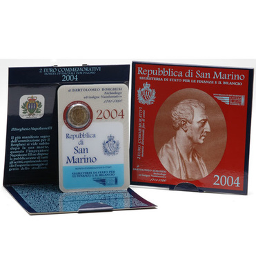 San Marino 2 euro 2004.a. Bartolomeo  UNC 