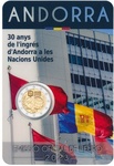 Andorra 2 euro 2023 Andorra's membership of the UN