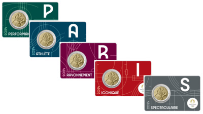 Prantsusmaa 2 euro, 2024, "Olympic Games 2024 Paris" 