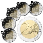 Saksamaa 2 euro, 2021, " Sachsen-Anhalt" UNC ADFGJ 