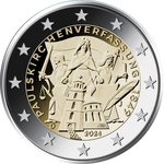 Saksamaa 2 euro, 2024 " Constitution of St. Paul's Church" UNC 
