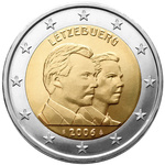 Luksemburg, 2 euro 2006, Henri & Guillaume unc