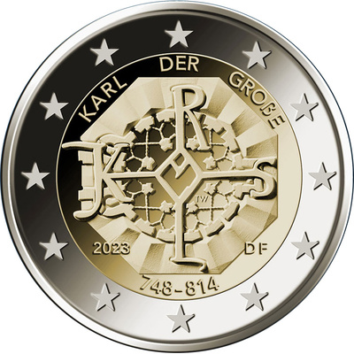 Saksamaa 2 euro, 2023, " Charlemagne" UNC 